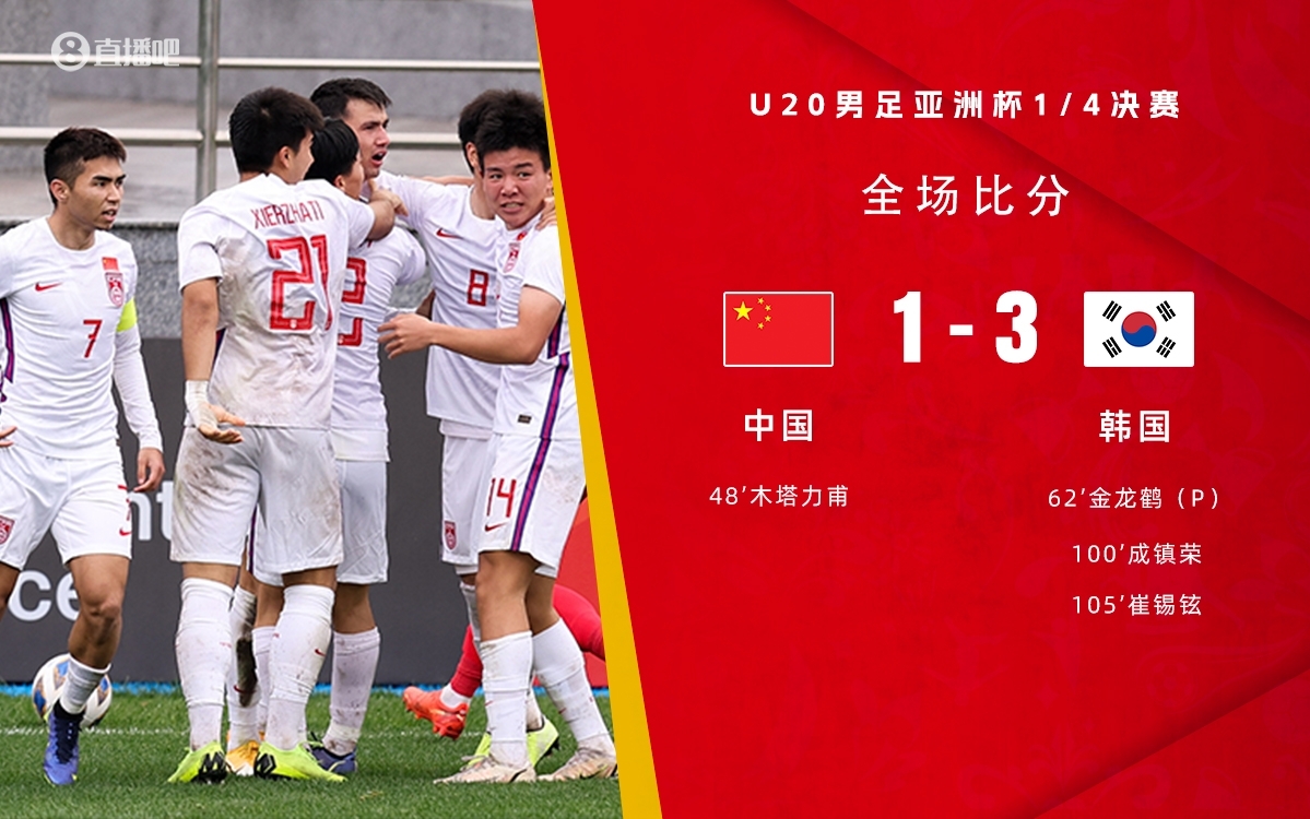 復(fù)仇！U22國足絕殺復(fù)仇韓國，2年前U20亞洲杯加時(shí)憾負(fù)無緣世青賽