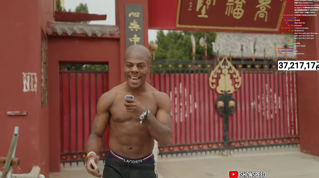 光頭造型！Speed中國行來到鄭州少林寺，上香拜佛學(xué)功夫